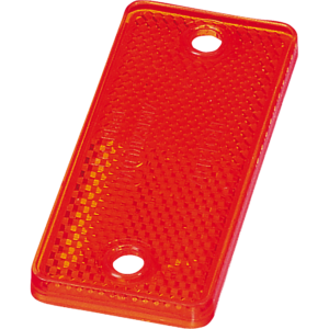 Reflecteur autocollant couleur rouge 90X40