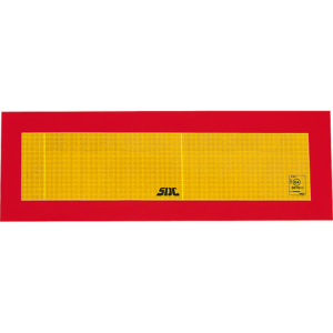 Marquage de signalisation ECE 70 pour remorques et semi-remorques autocollant 565 mm x 195 mm