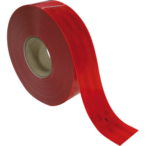 Rouleau de signalisation 3M 50 M Rouge réfléchissante