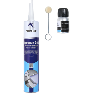 Screenox Cold Set complet colle pare-brise cartouche 300ml