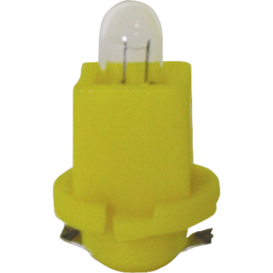 Ampoule à culot en plastique jaune 24V 1,2w
