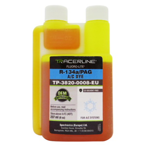Liquide de détection de fuites UV Tracer/traçant pour R1234yf - 236 ml